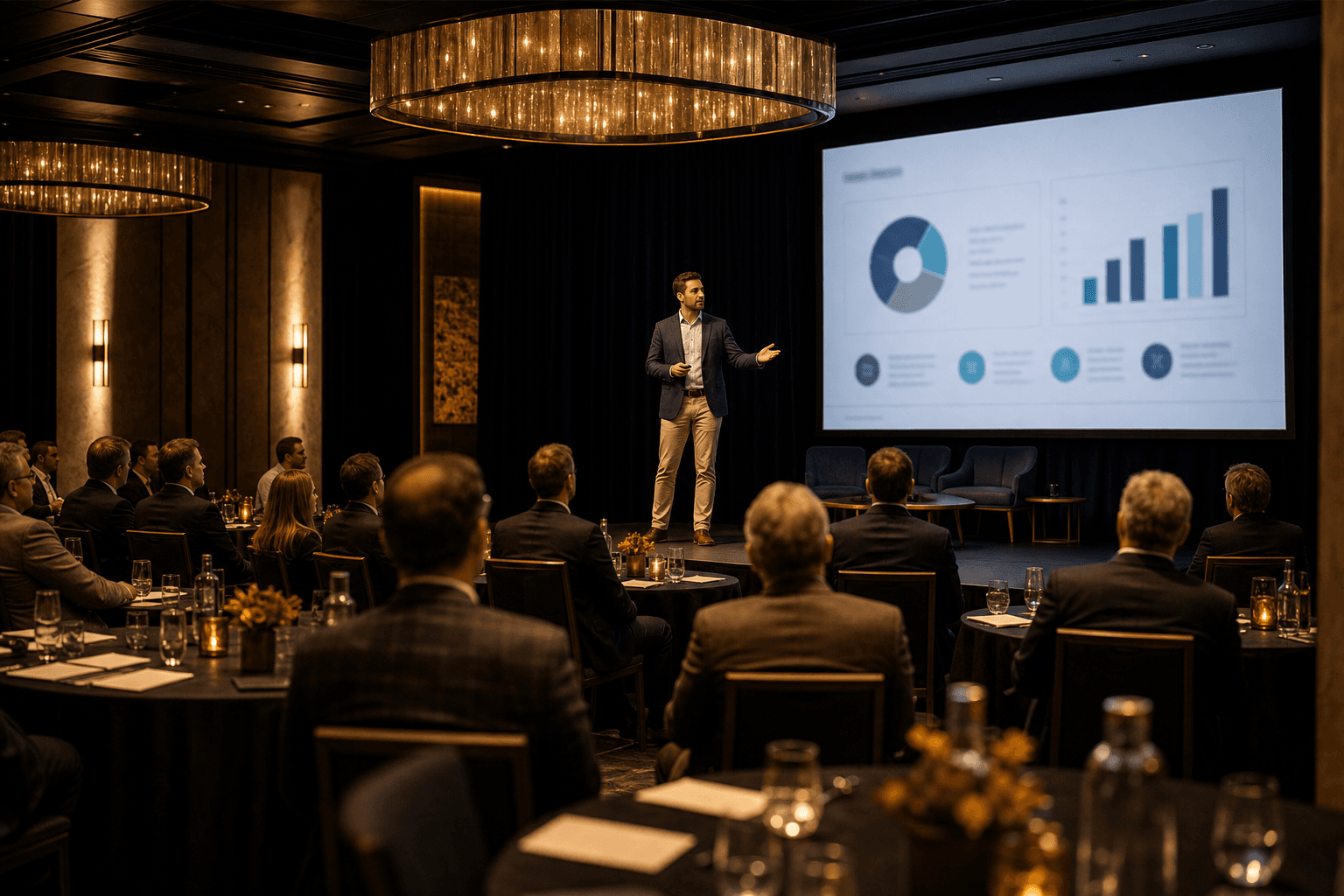 PVAngels pitch night — founders presenting to accredited investors
